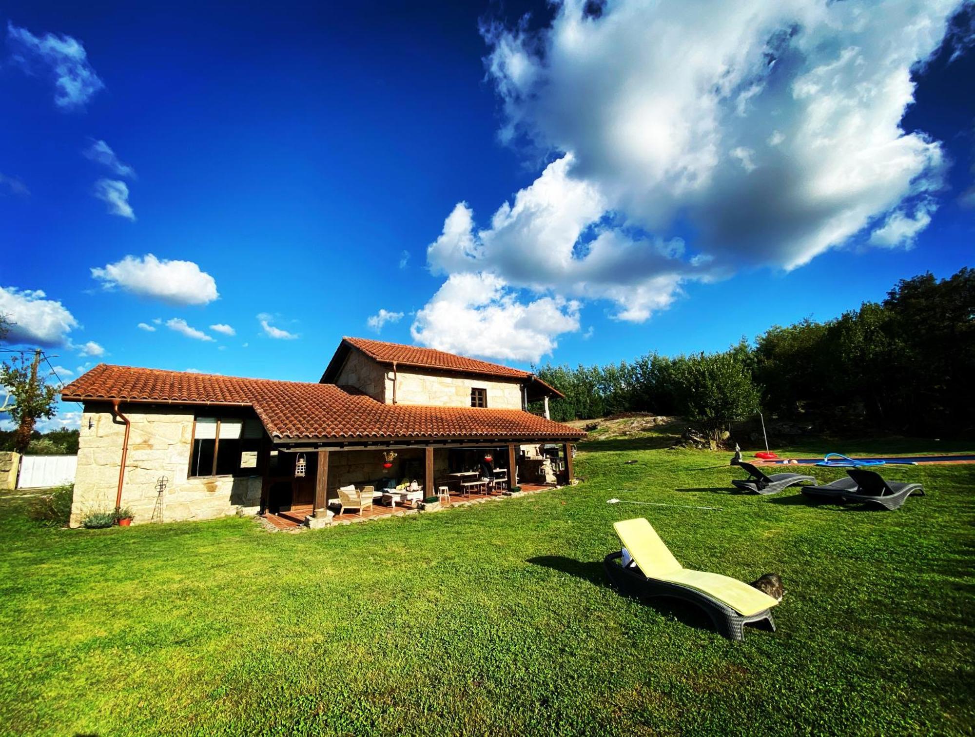 Habitaciones Con Bano Individual En Casa De Campo. Piscina. Amoeiro Zewnętrze zdjęcie